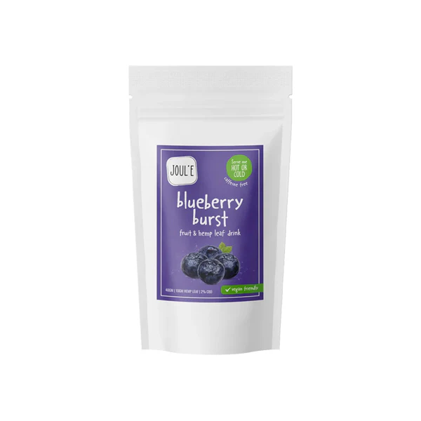 Joul’e 2% CBD Blueberry Burst Tea Fruit & Hemp Leaf Drink – 40g
