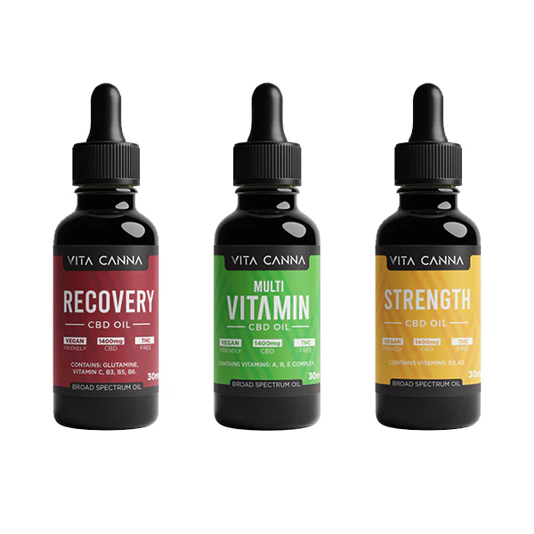 Vita Canna 1400mg Broad Spectrum Functional CBD C8 MCT Oil – 30ml