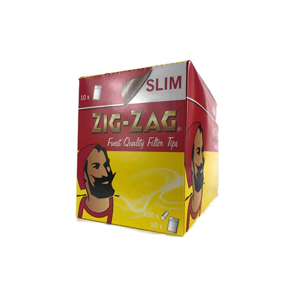 150 Zig-Zag Slimline Filter Tips – Pack of 10 Bags