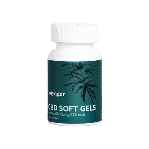 Voyager 900mg CBD Soft Gels – 30 Caps