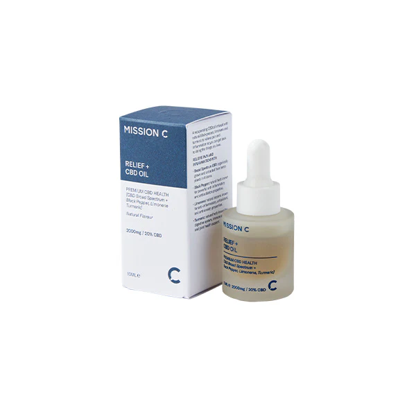 Mission C Relief + 2000mg CBD Oil – 10ml