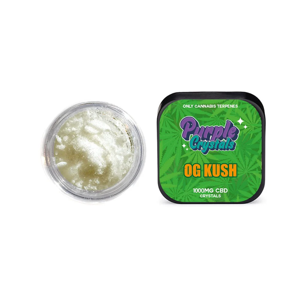 Purple Crystals by Purple Dank 1000mg CBD Crystals – OG Kush (BUY 1 GET 1 FREE)