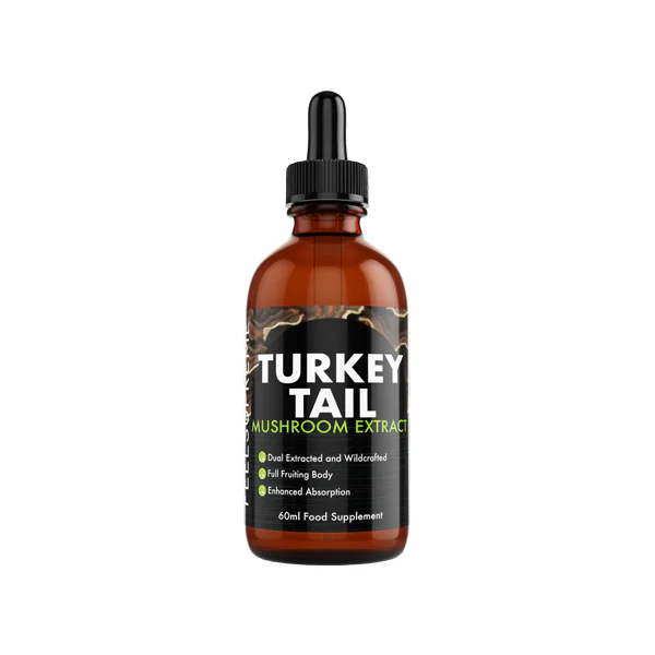 Feel Supreme Turkey Tail Mushroom Liquid Tincture – 60ml