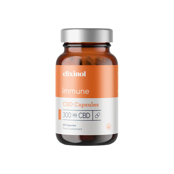 Elixinol 300mg CBD Immune Capsules – 30 Caps