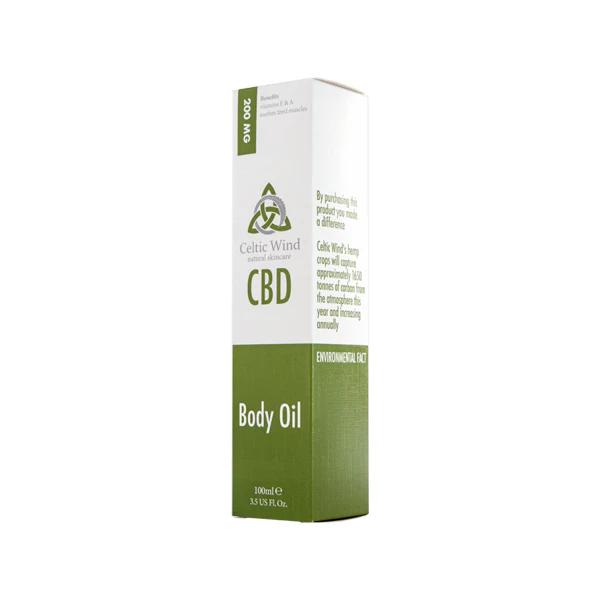 Celtic Wind Crops 200mg CBD Body Oil – 100ml (BUY 1 GET 1 FREE)
