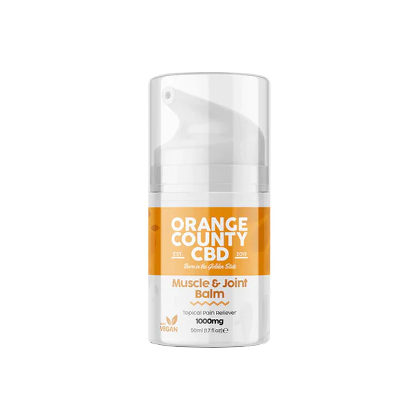 Orange County CBD 1000mg CBD Muscle And Joint Balm – 50ml