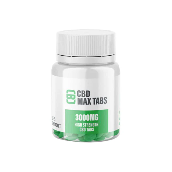 CBD Asylum 3000mg CBD Max Tablets – 100 Caps (BUY 1 GET 2 FREE)