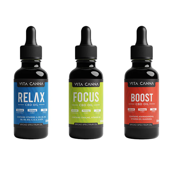 Vita Canna 700mg Broad Spectrum Functional CBD C8 MCT Oil  – 30ml