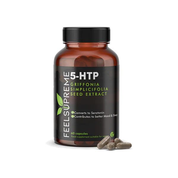 Feel Supreme 5-HTP Griffonia Simplicifolia Seed Extract Capsules – 60 Caps