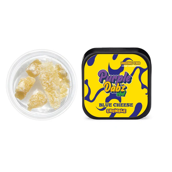 Purple Dabz by Purple Dank 1000mg CBD Crumble – Blue Cheese (BUY 1 GET 1 FREE)