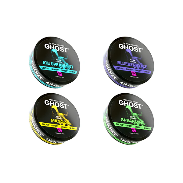 25mg Ghost Strong Nicotine Pouches – 20 Pouches
