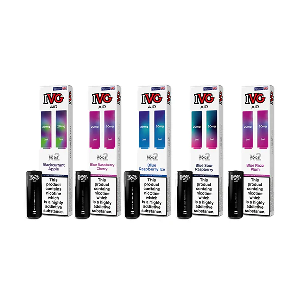 20mg I VG Air Prefilled Pods 2ml 1200 Puffs – 2 Pcs