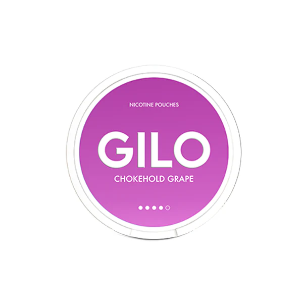 16mg GILO Nicotine Pouch Chokehold Grape – 20 Pouches