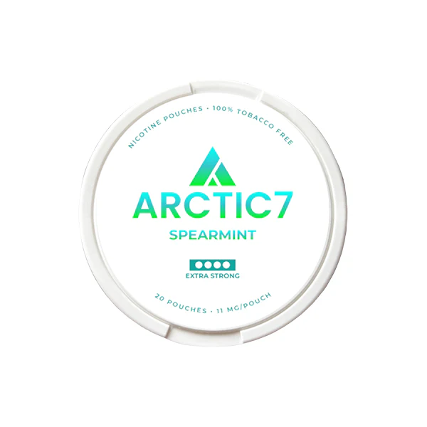 11mg Arctic7 Spearmint Slim Nicotine Pouches – 20 Pouches