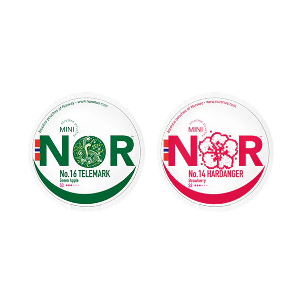 12mg NOR Mini Nicotine Pouches – 20 Pouches