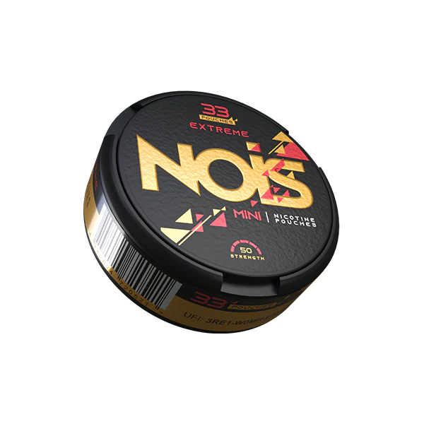 50mg NOIS Mini Extreme Nicotine Pouches – 33 Pouches
