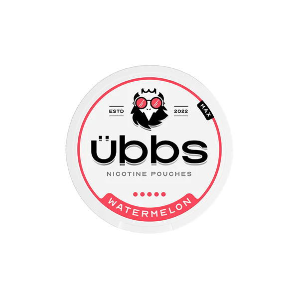 14mg Übbs Watermelon Ice Max Strength Nicotine Pouches – 20 Pouches