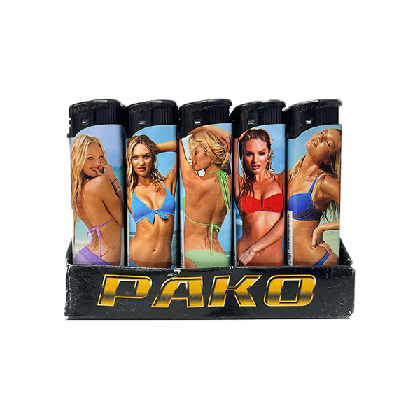 50 x Pako Bikini Printed Lighters – PE156