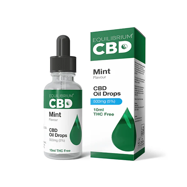 500mg Equilibrium CBD Oil 10ml – Mint Flavour