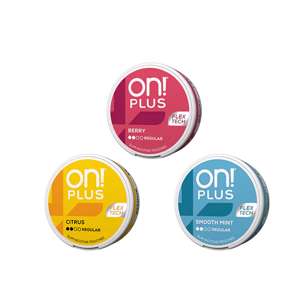 6mg On! Plus Regular Nicotine Pouches – 20 Pouches