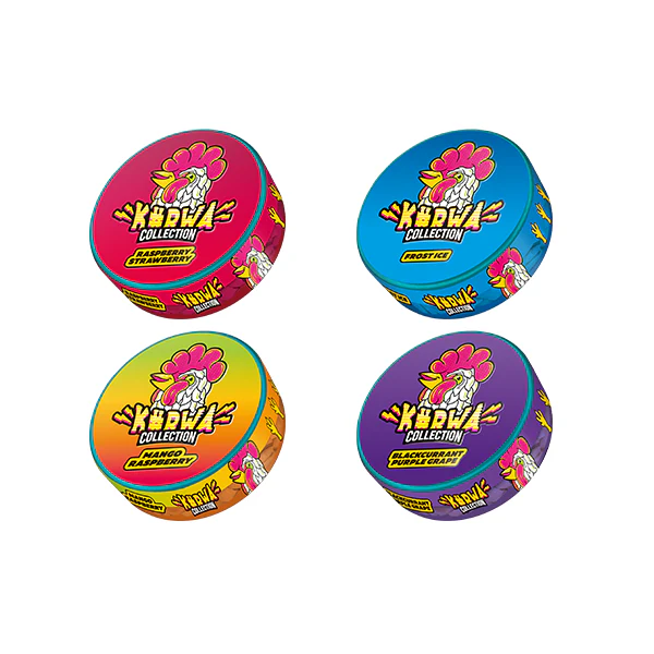 16mg Kurwa Collection Nicotine Pouches – 20 Pouches
