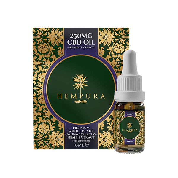Hempura 250mg CBD Broad Spectrum Oil Refined with terpenes – 10ml