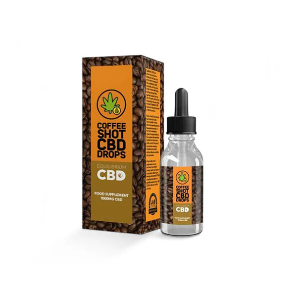 1000mg Equilibrium CBD Oil 10ml – Coffee Shot Drops