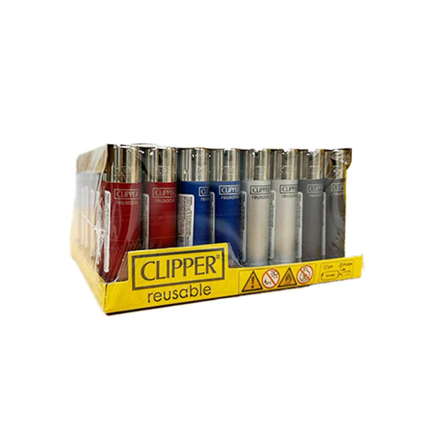 40 Clipper D48 Classic Flint Painted Metallic 3 Lighters – CL2A2268UKH