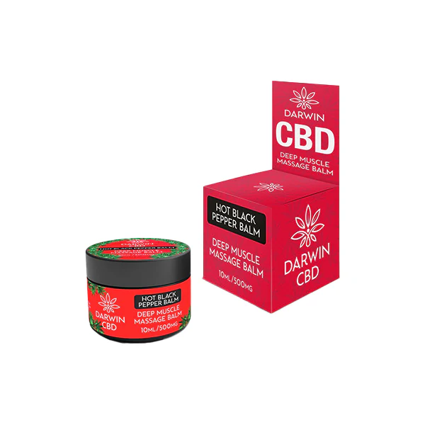 Darwin CBD 500mg Hot Black Pepper Balm – 10ml