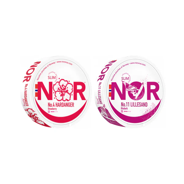 12mg NOR Slim Nicotine Pouches – 20 Pouches