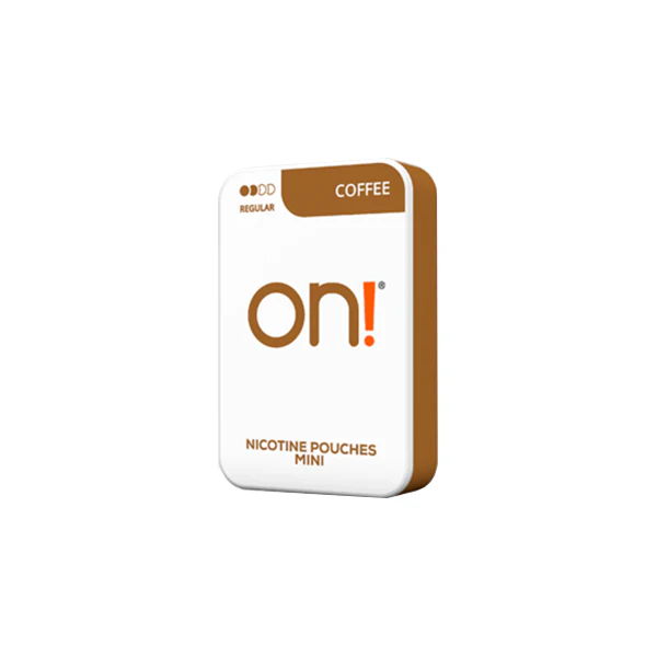 3mg On! Mini Regular Coffee Nicotine Pouches – 20 Pouches
