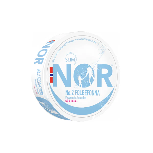 16mg NOR Slim Folgefonna Nicotine Pouches – 20 Pouches