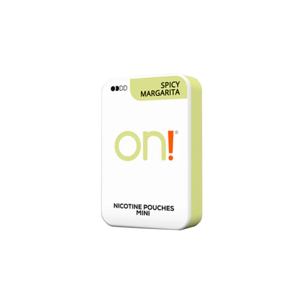 3mg On! Mini Regular Spicy Margarita Nicotine Pouches – 20 Pouches