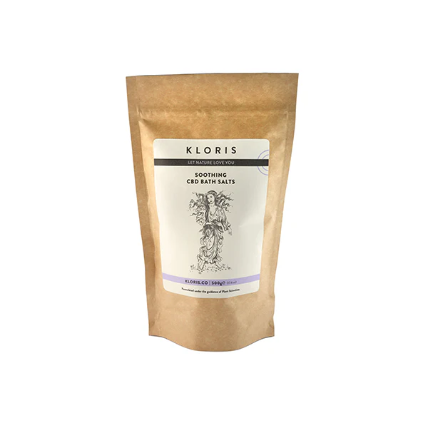 Kloris 1200mg Soothing CBD Bath Salts – 500g