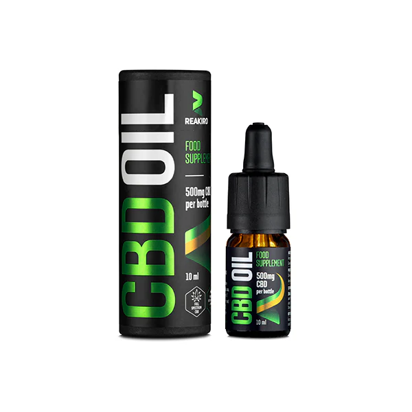 Reakiro 500mg CBD Oil 5% Full Spectrum – 10ml (BUY 1 GET 1 FREE)