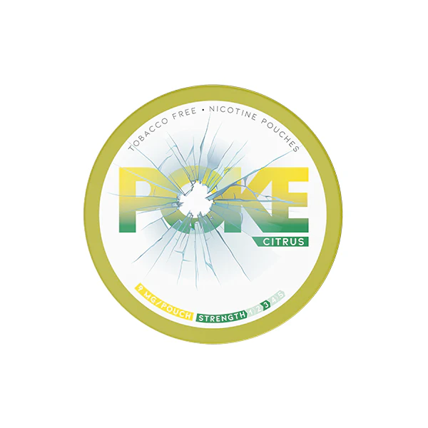 9mg Poke Citrus Nicotine Pouches – 20 Pouches